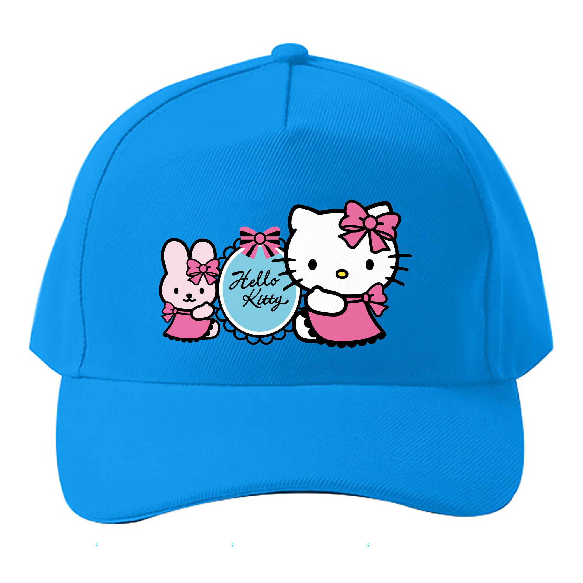 （画像用） Hello Kitty ハローキティ ベースボールキャップ 綿100％ 男女兼用 帽子 スポーツ
